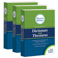 Merriam-Webster Merriam-Websters Dictionary and Thesaurus, Mass-Market, 2020, PK3 9780877792932